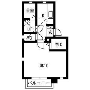 シャリテ(1K/2階)の間取り写真