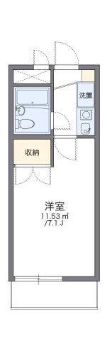レオパレスRX豊田梅坪(1K/3階)の間取り写真