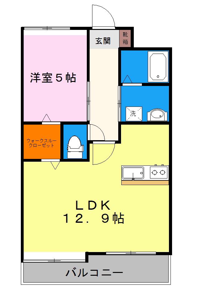 PRECIOUS 2ND(1LDK/7階)の間取り写真