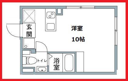 アヤセ212(ワンルーム/2階)の間取り写真