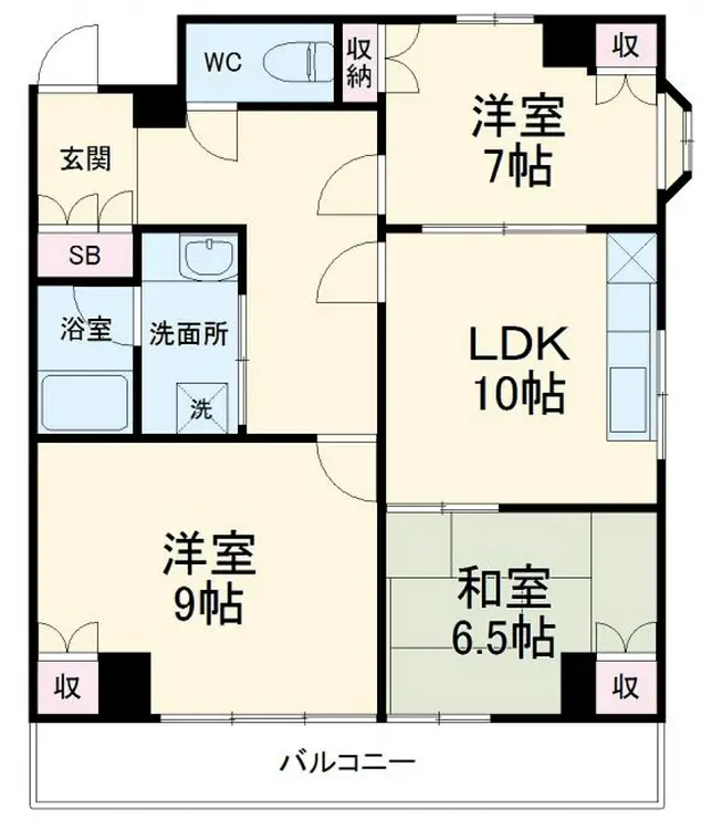 メゾンミナミ 3階階 間取り