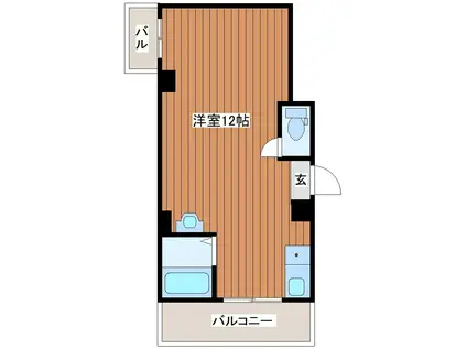 サンレスポワール天六(ワンルーム/7階)の間取り写真