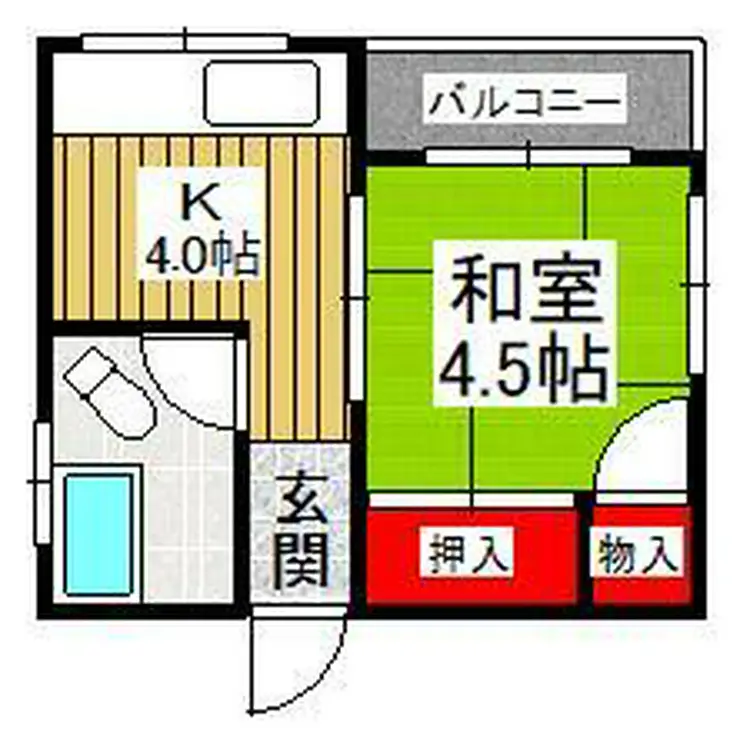 MMコーポ 2階階 間取り