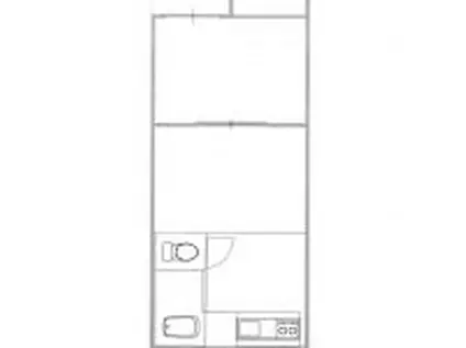 ISLANDスカイ(2K/2階)の間取り写真