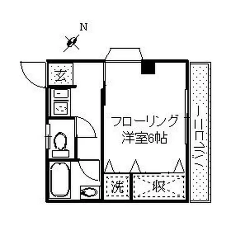 アルス佐藤 5階階 間取り