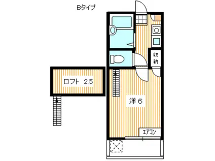 ラ ルーチェ古屋町(1K/1階)の間取り写真