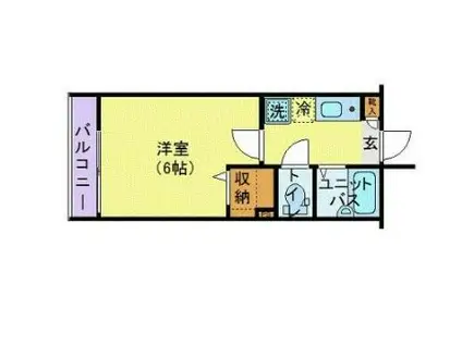 フェリーチェ阿佐ヶ谷V(1K/2階)の間取り写真