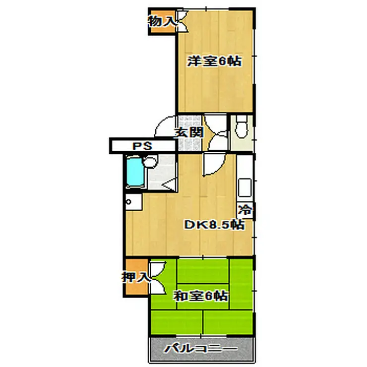 コゼットマンション 2階階 間取り