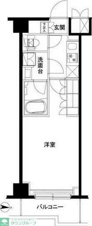 ルーブル武蔵新城六番館 4階階 間取り