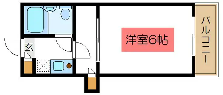 新小岩宝マンション 2階階 間取り