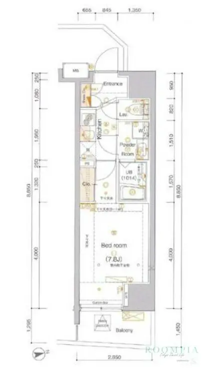 ARTESSIMOALDO 9階階 間取り