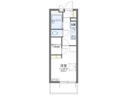 ことぶき(1K/3階)の間取り写真
