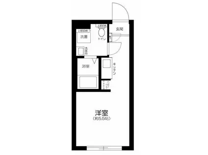 KMS COYO西日暮里(ワンルーム/1階)の間取り写真