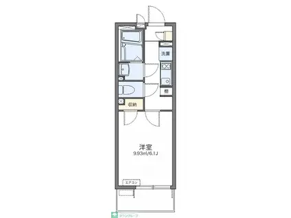 レオネクストT&I(1K/2階)の間取り写真