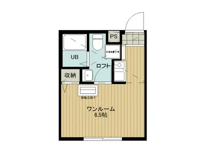 リベルタ秦野(ワンルーム/2階)の間取り写真