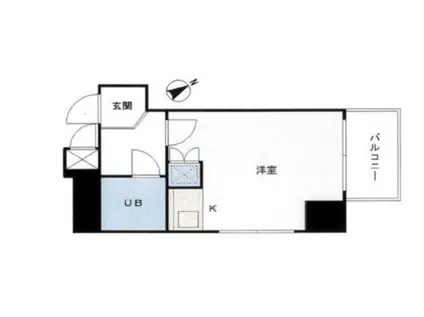 トップ南大塚第5(1K/6階)の間取り写真