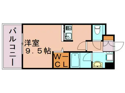 エンクレストGRAN博多駅前(ワンルーム/3階)の間取り写真