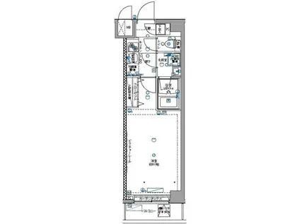 パティーナ蒲田南(1K/5階)の間取り写真