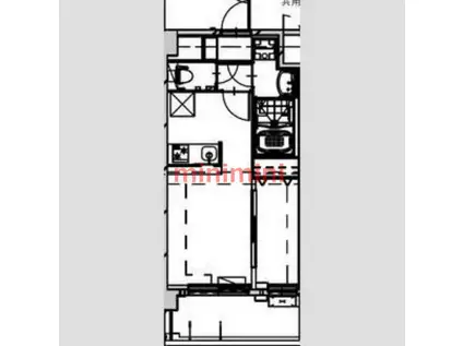 ALIVIS SHIMO-SHINJO SOL TERRACE(1LDK/3階)の間取り写真