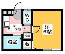 サニーコートジュネス(1K/1階)の間取り写真