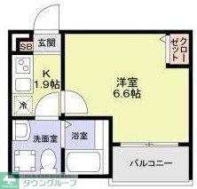 THE ETERNAL HOUSE MATSUDO(1K/3階)の間取り写真