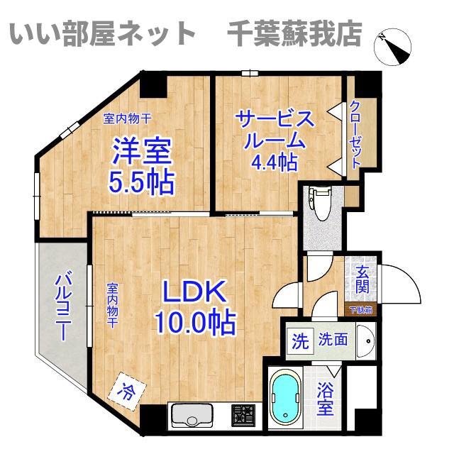 メゾン コトブキ(1SLDK/4階)の間取り写真