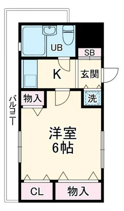 クリオ日吉壱番館 5階階 間取り