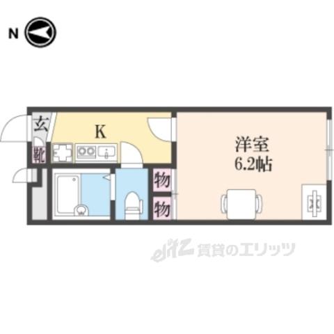 レオパレスフォーレ2(1K/2階)の間取り写真