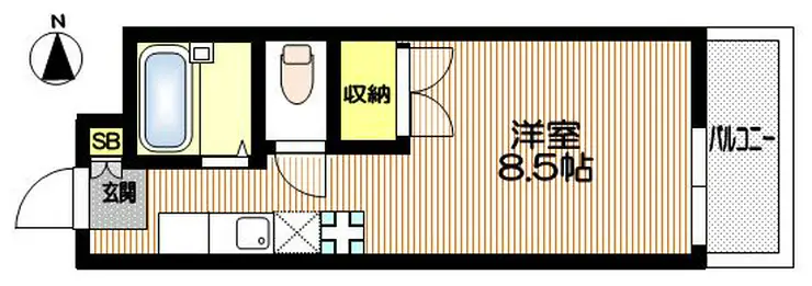 メゾンドシャルム 3階階 間取り