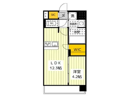 CERESDAIMON(1LDK/10階)の間取り写真