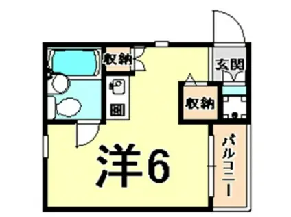 ダイドーメゾン塚口南(1K/3階)の間取り写真