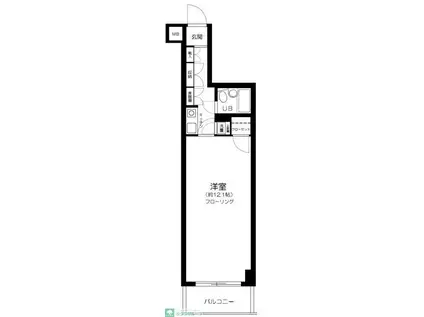 エンゼルハイム蒲田第6(1K/3階)の間取り写真