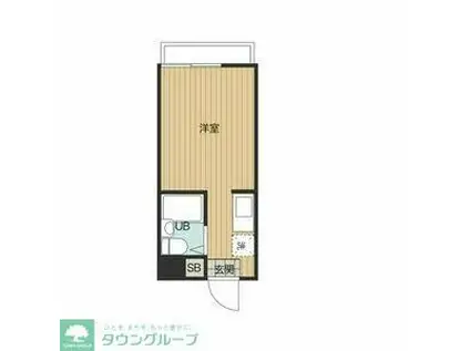 シティホームズ北坂戸2(ワンルーム/4階)の間取り写真