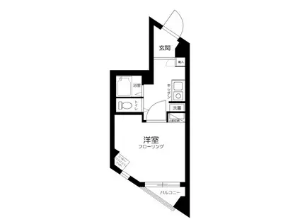 日神パレス北池袋(1K/1階)の間取り写真