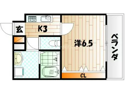 協和大手町ビル(1K/3階)の間取り写真