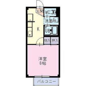 BONMARCHE(1K/1階)の間取り写真