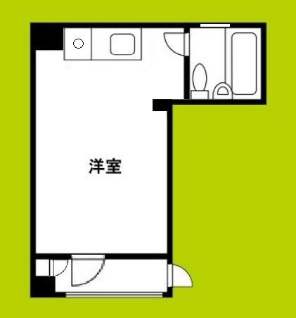 エムズ・サーティーン(ワンルーム/3階)の間取り写真