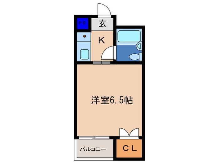 サピエンスコート烏丸七条(1K/5階)の間取り写真