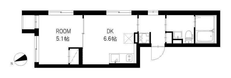 NEXUS目白(1DK/3階)の間取り写真