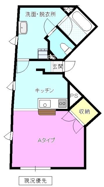 ARTIS(ワンルーム/1階)の間取り写真