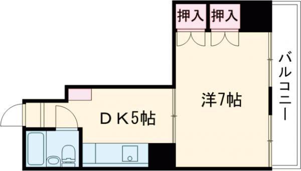 FORウエスト宇品(1K/3階)の間取り写真