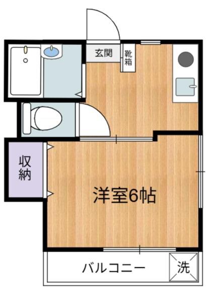 アネックス西荻(1K/3階)の間取り写真