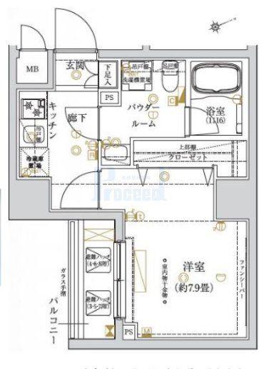 レガリス大塚(1K/6階)の間取り写真