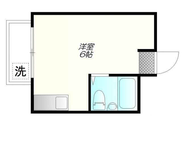 レジデンスネモト(ワンルーム/4階)の間取り写真