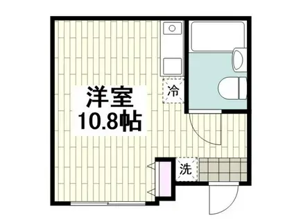 G.Oハイム富岡(ワンルーム/1階)の間取り写真