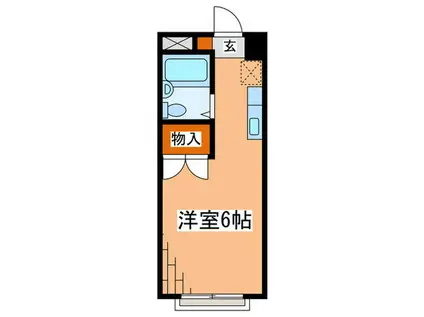 プチハウス(ワンルーム/1階)の間取り写真