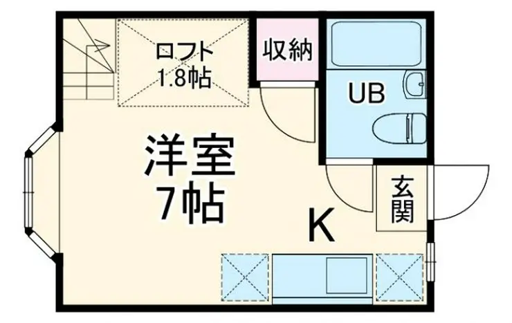 リバースよみうりランドウエスト 1階階 間取り