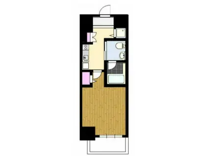 レジディア虎ノ門(1K/10階)の間取り写真