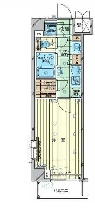 ルーブル下丸子参番館 1階階 間取り
