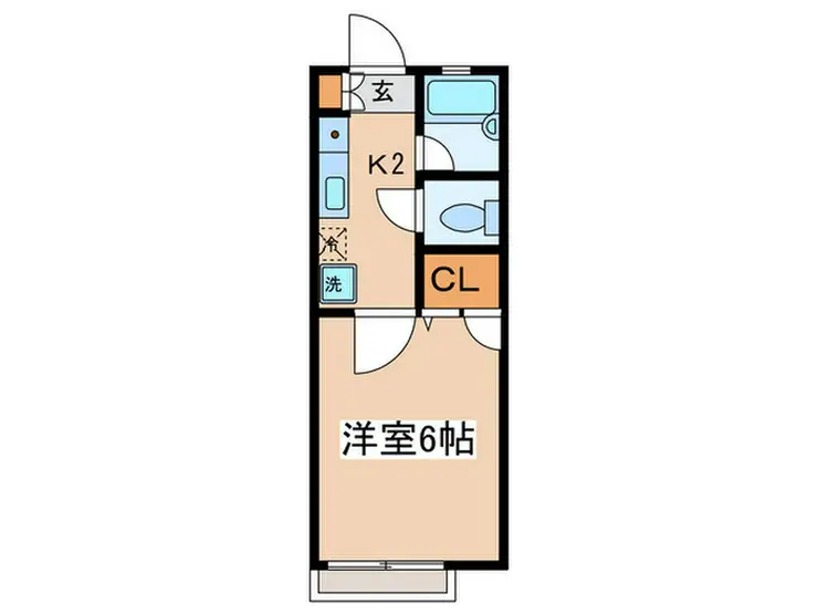プティメゾンK&K 2階階 間取り